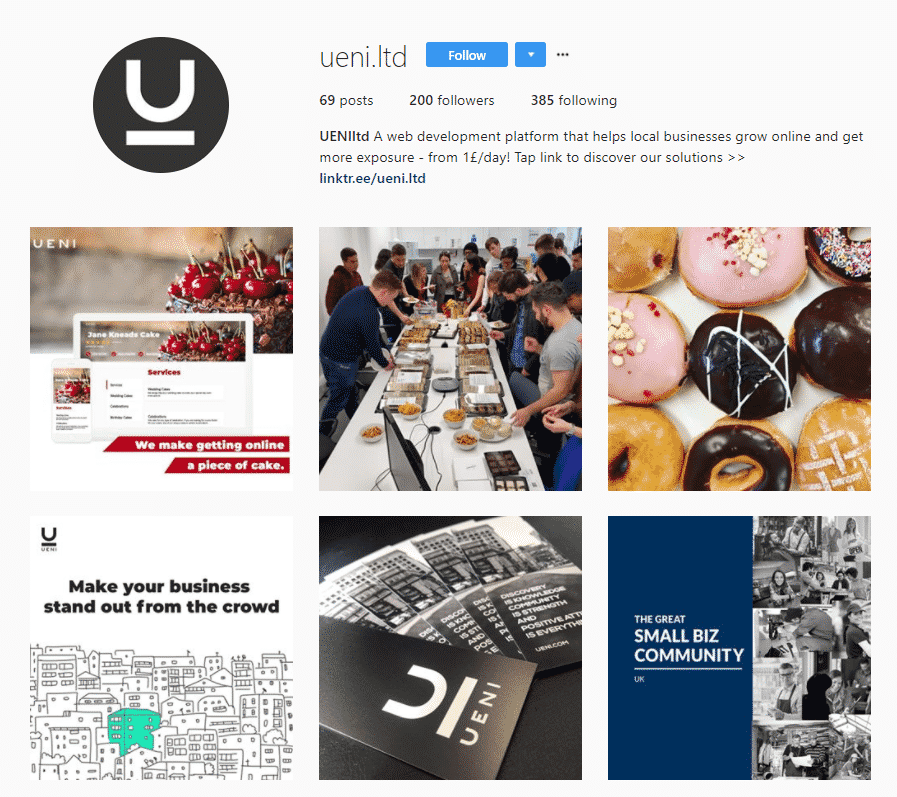UENI's Instagram Profile