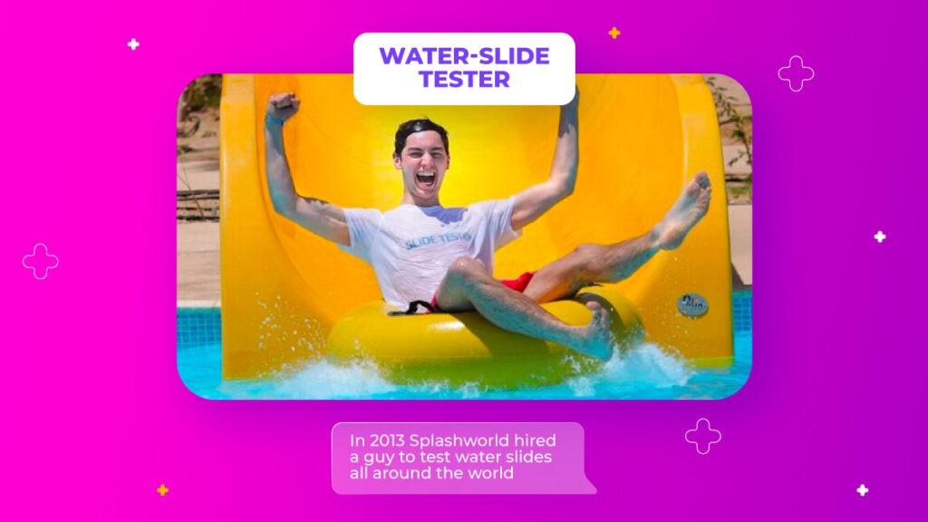 water slide tester
