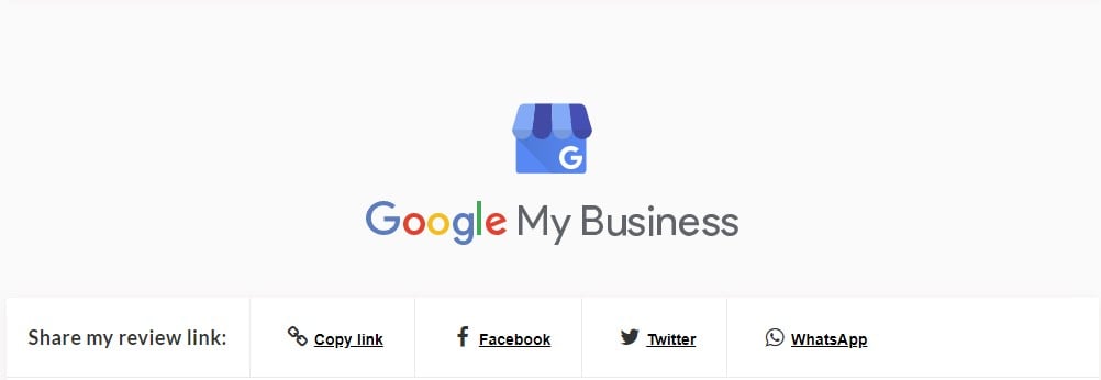 A Screenshot of the Google My Business in the Hub