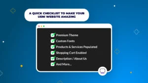 CHECKLIST TO MAKE AN AMAZING WEBSITE