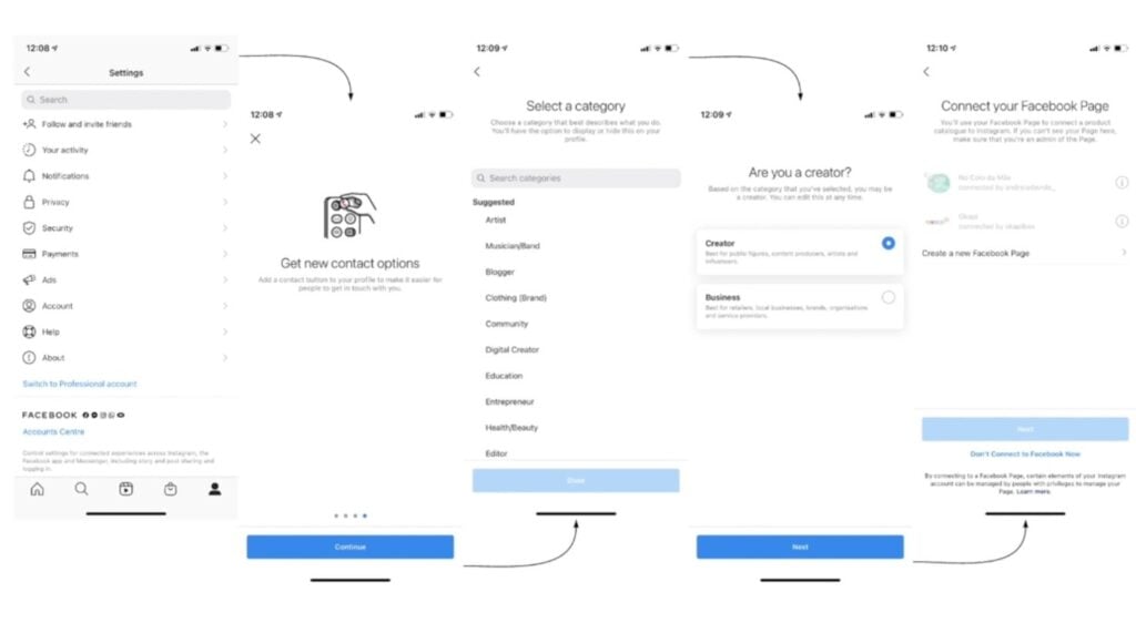 Connecting Your Facebook Account and Your Instagram Account