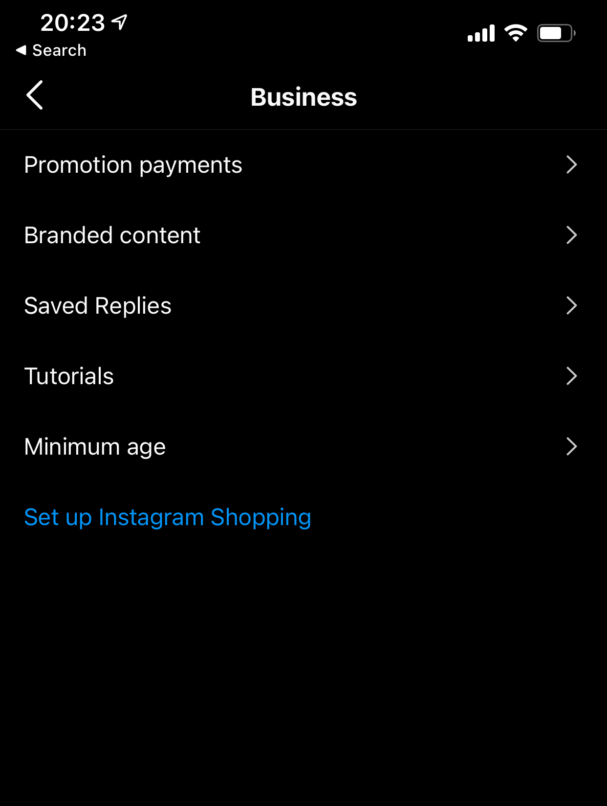 A screenshot of Setting Up Instagram Shopping
