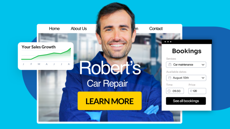 Mechanic website example
