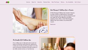 rich-massage-wellness website example
