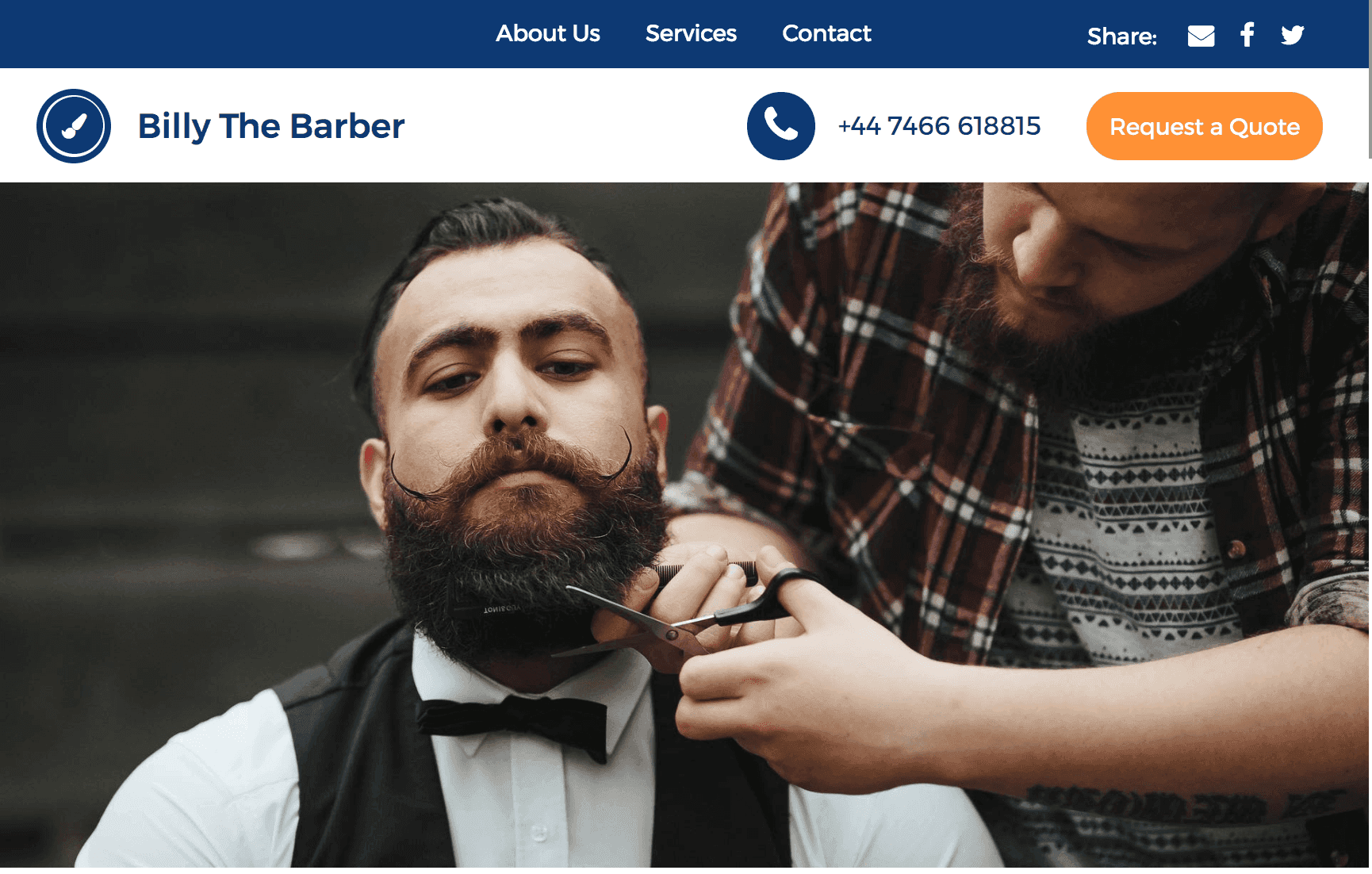 Ueni Barber Website