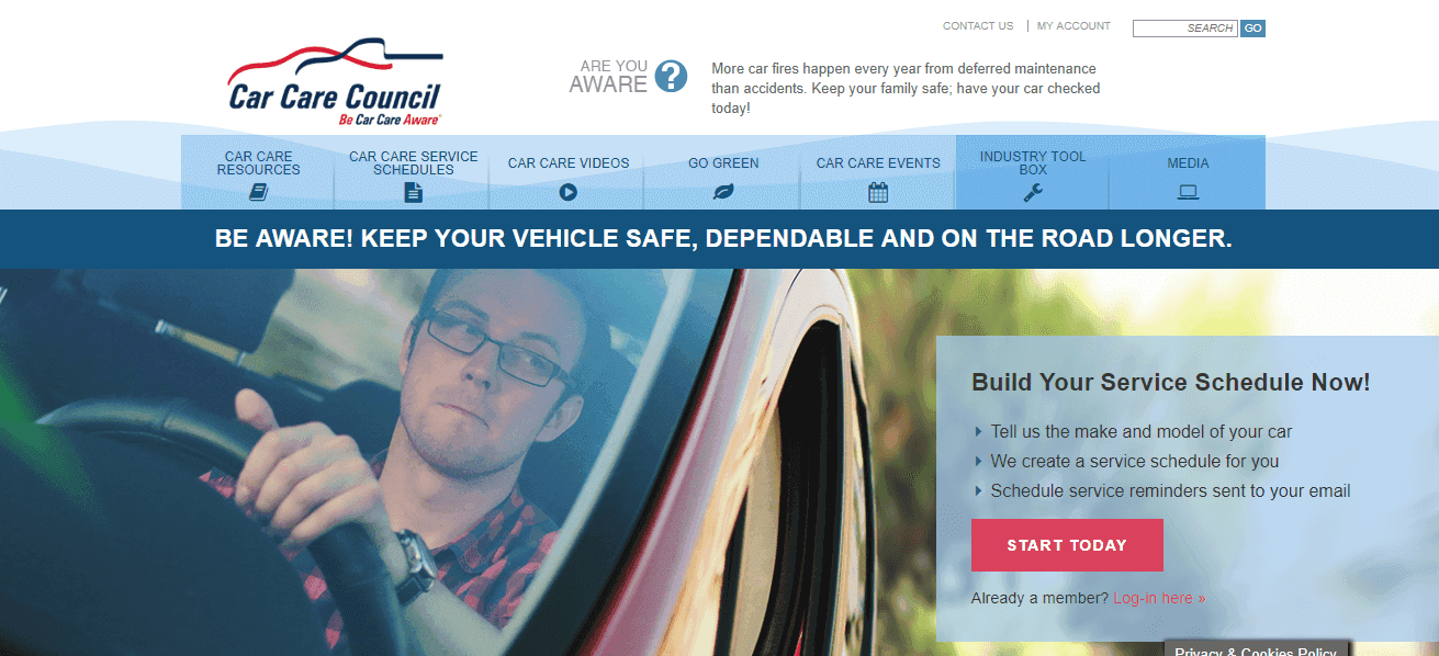 Car Care Council's Homepage 