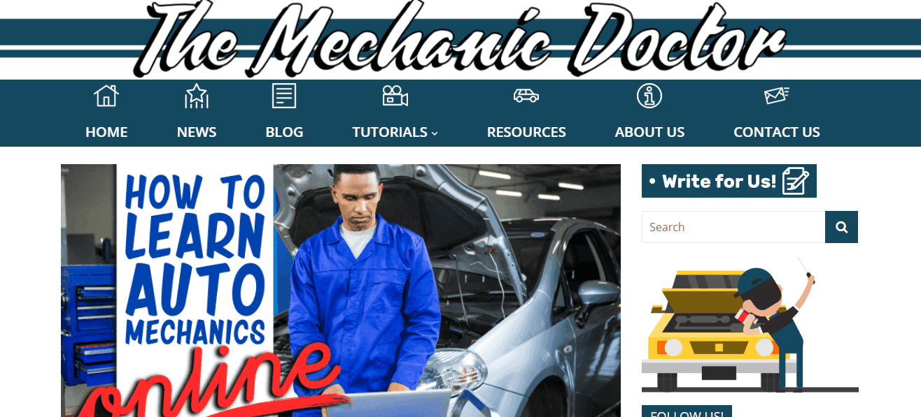 The Mechanic Doctor's Homepage