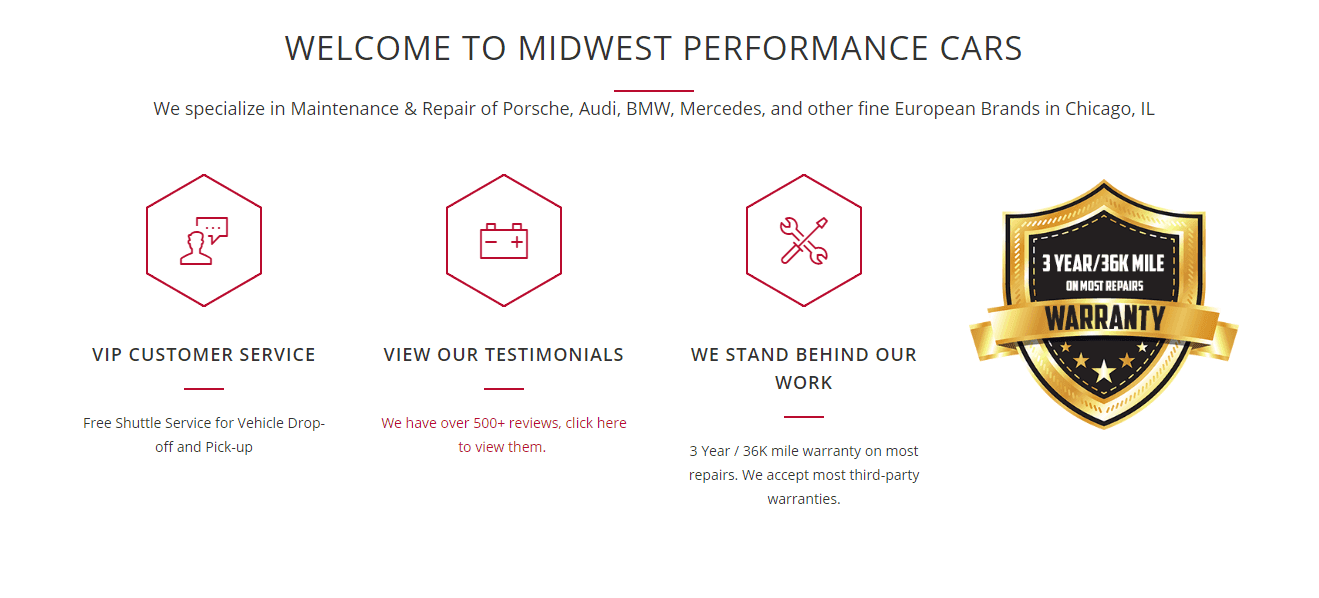 Midwest Performance Cars Home Page