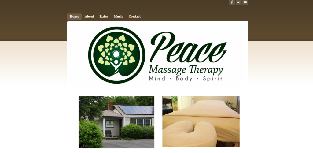 peace-massage-therapy website example