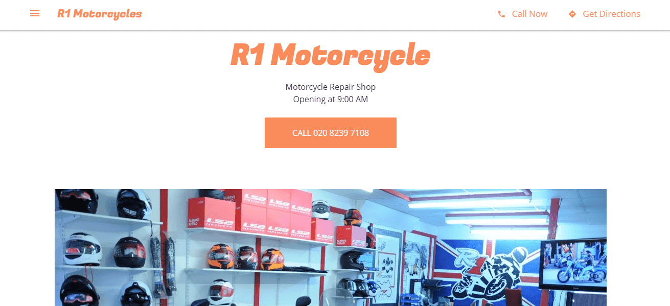 R1 Motorcycles Screenshot