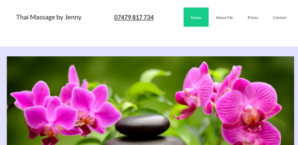 thai-massage-jenny website example