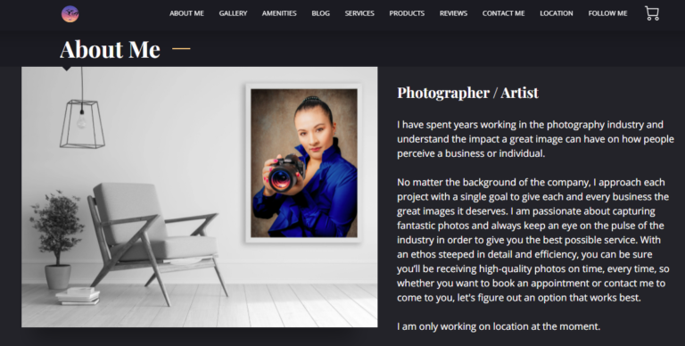 angela carrion photography website