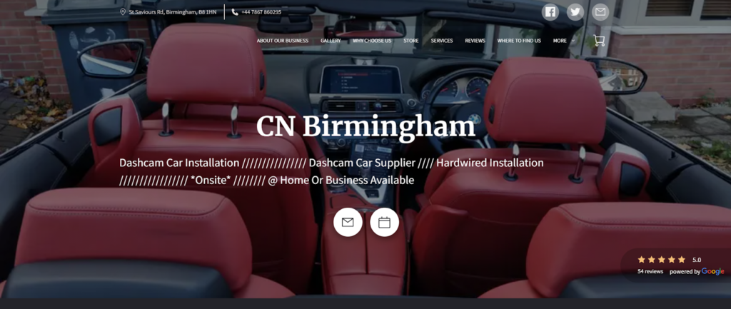CN Birmingham Car Electrics website