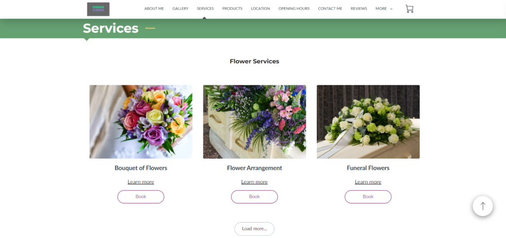 Passion Flower website