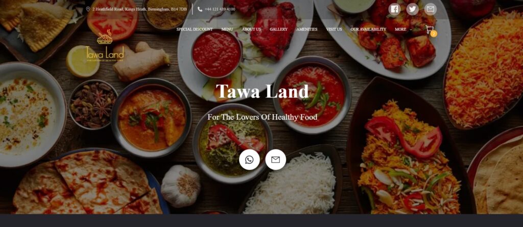 Tawa Land, Indian and Bangladeshi restaurant & takeaway