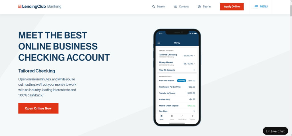 Lending Club Tailored Checking Account