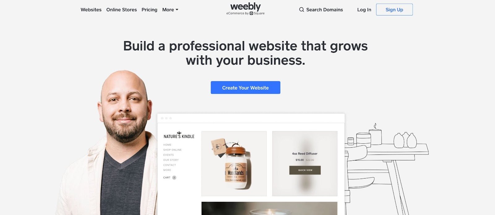 The Weebly Homepage