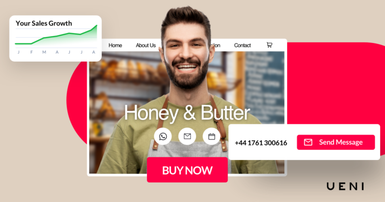 bakery website examples UENI