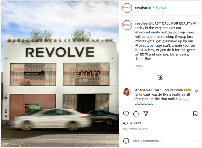 revolve pop shop example