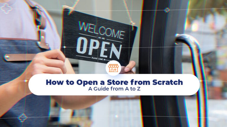 Picture of a woman hanging an open sign on the door of a shop