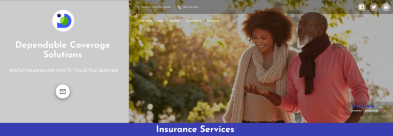 Dependable Coverage Solutions homepage