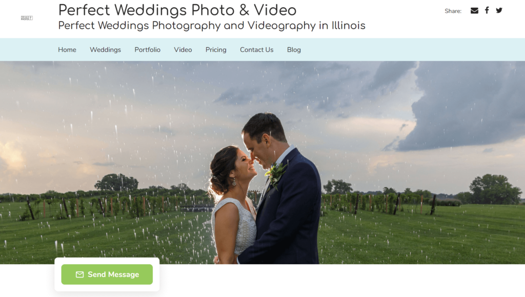 Perfect Weddings Photo Website