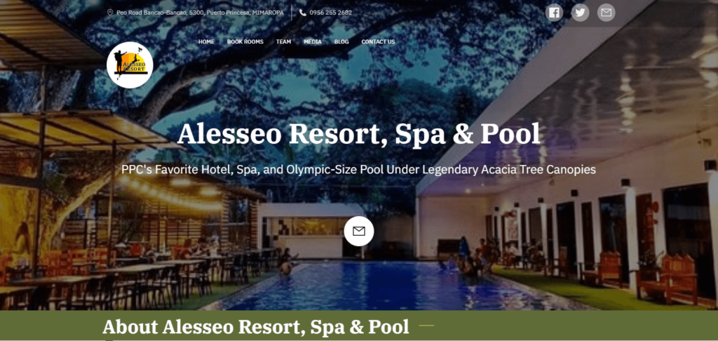 Alesseo Resort Website