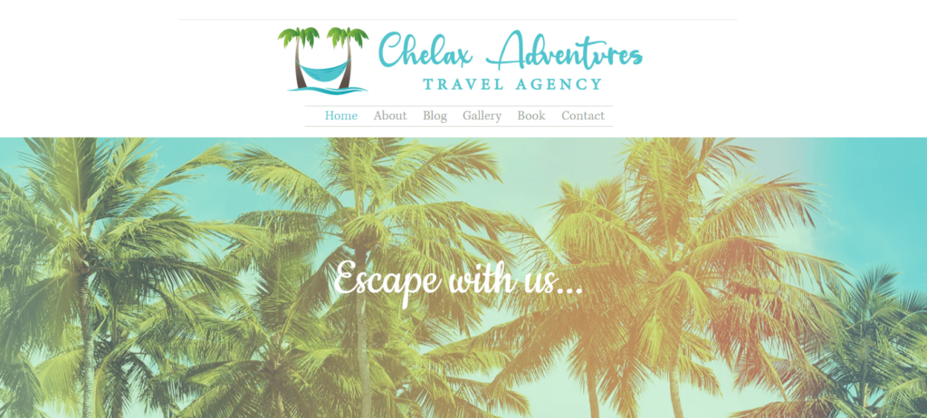 Chelax Adventures Website