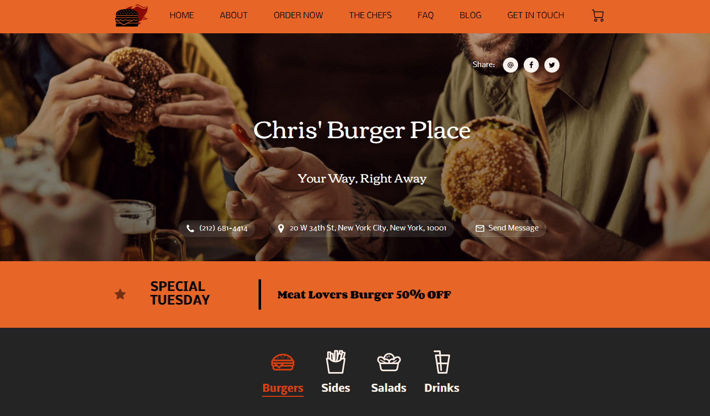 Restaurant Websites - 20 Awesome Design Examples in 2024