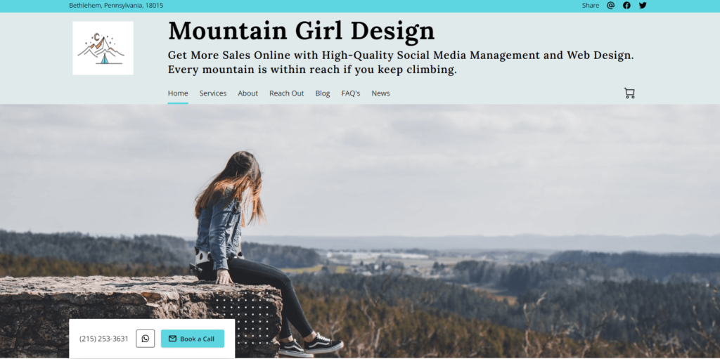 Mountain Girl Design