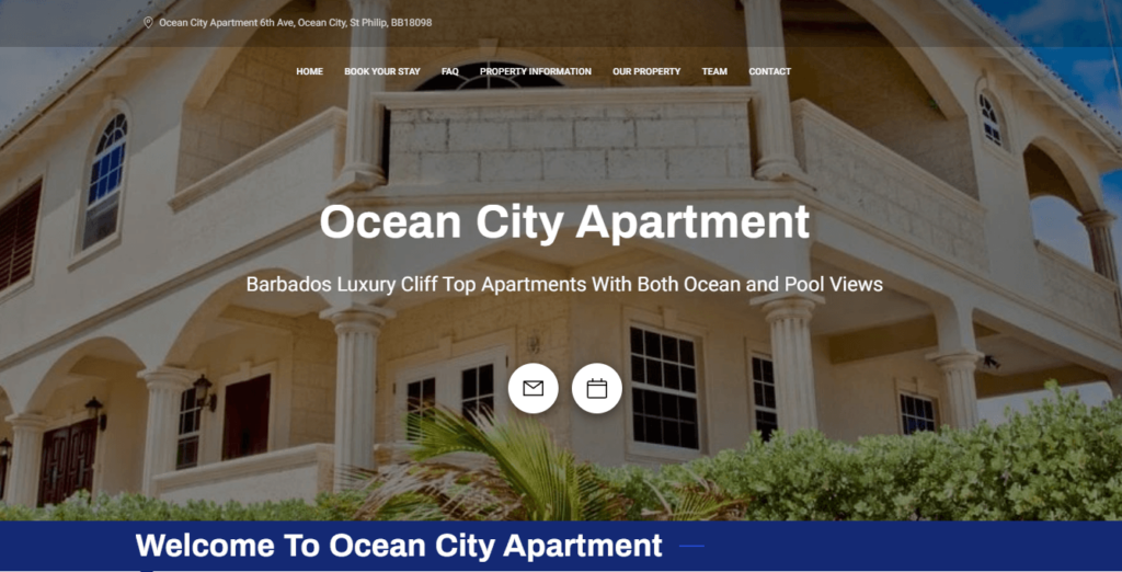 Ocean City Apartment Website