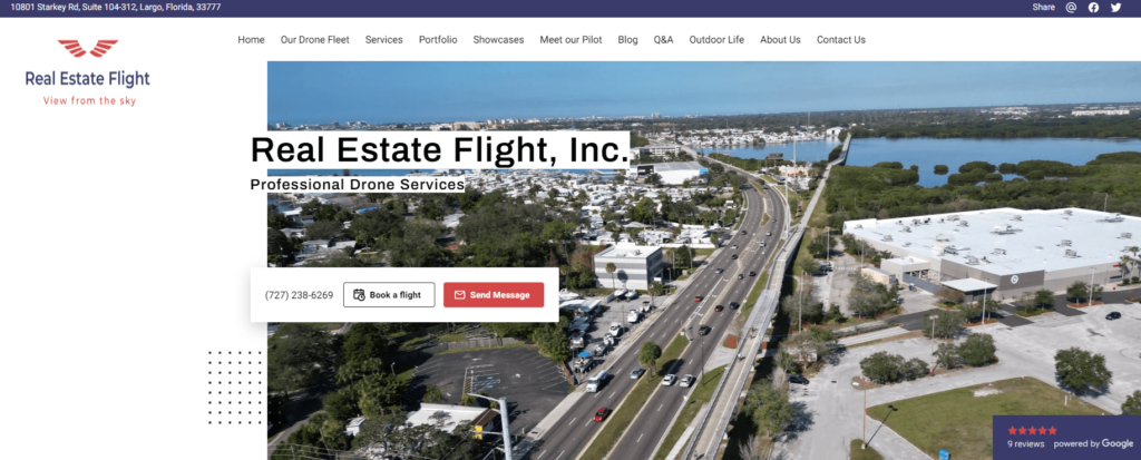 Real Estate Flight Website