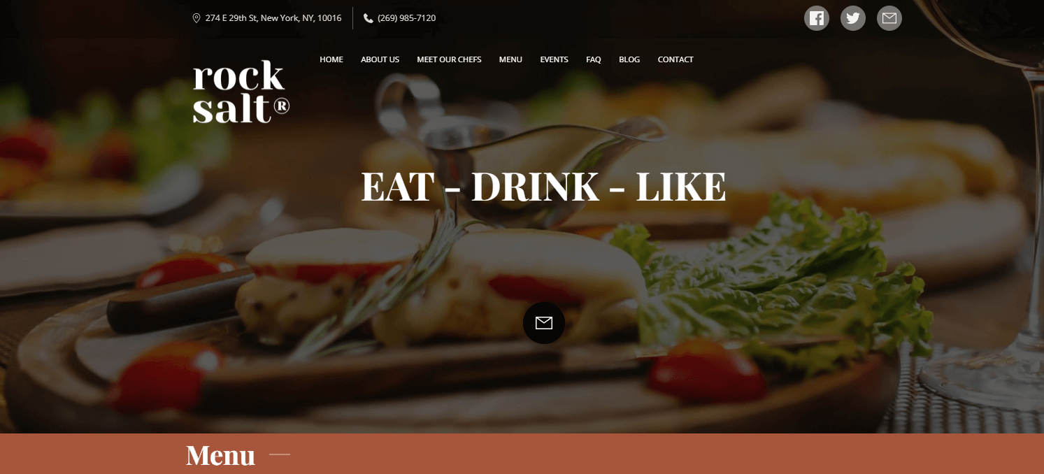 Restaurant sites 20 Awesome Design Examples in 2024