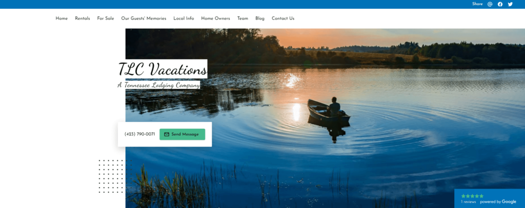 TLC Vacations Website