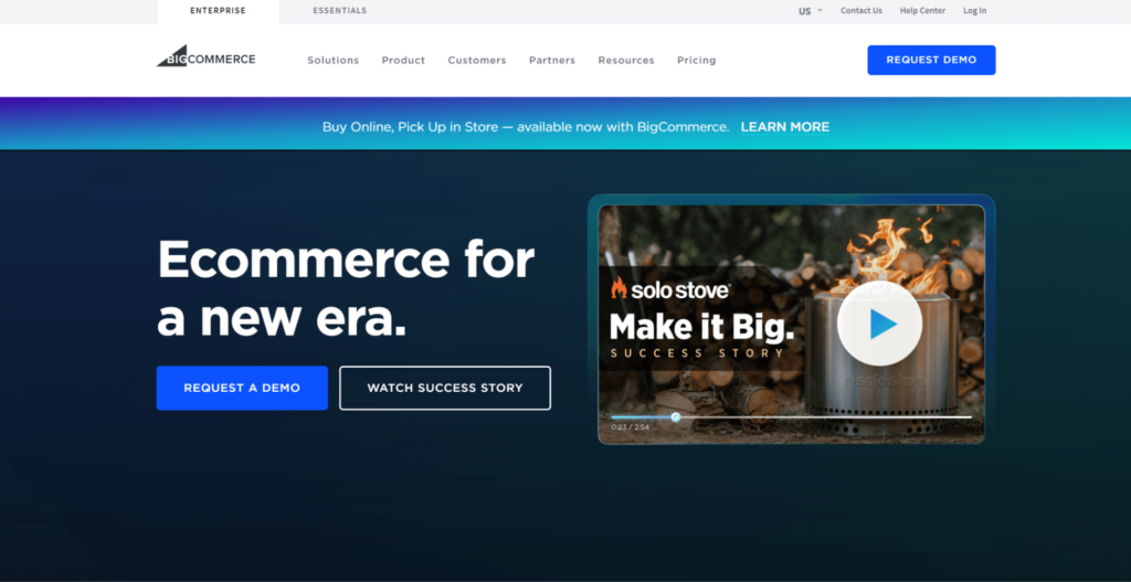 BigCommerce Homepage