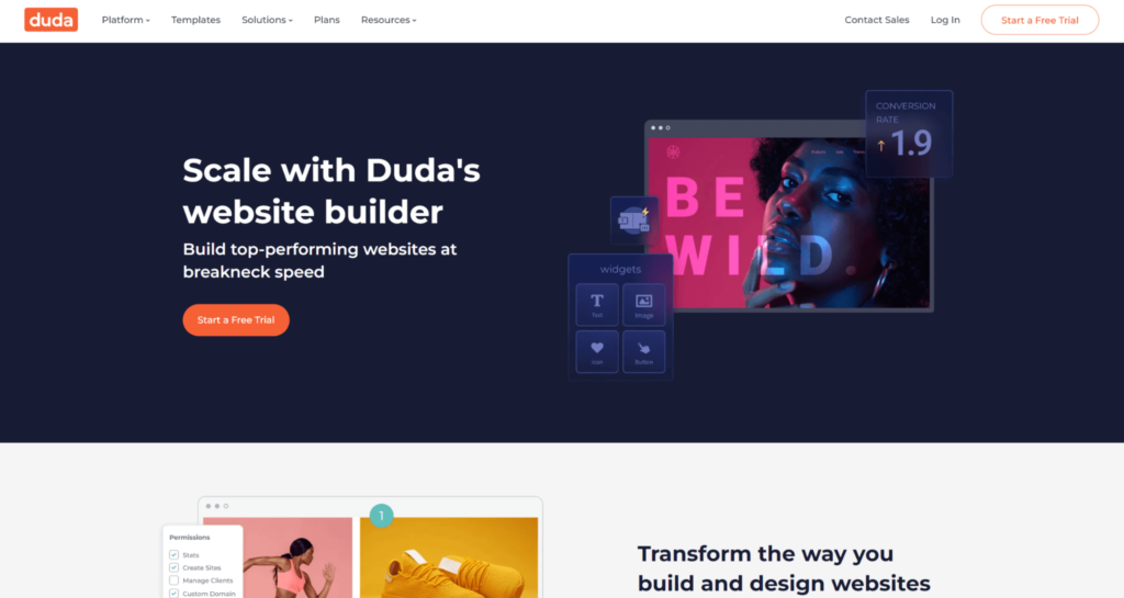 Duda Homepage