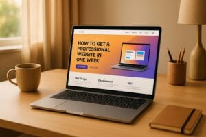 How to Get a Professional Website in One Week