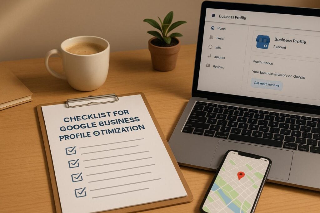 Checklist For Google Business Profile Optimization