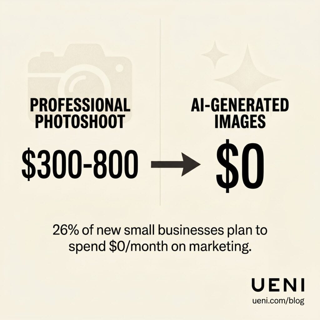 Infographic showing the photoshoot is fighting every other first-year expense