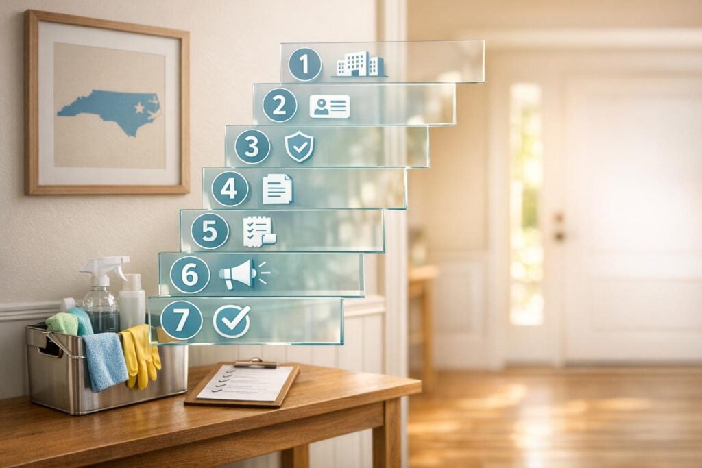 How to Start a Cleaning Service in North Carolina: A Step-by-Step Guide