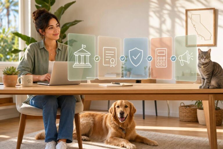 How to Start a Pet Sitting Business in California: A Step-by-Step Guide